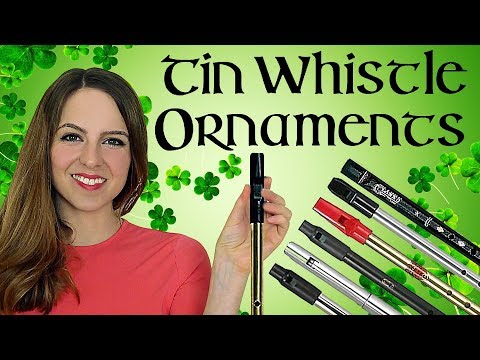 TIN WHISTLE ORNAMENTS | easy tutorial for beginners