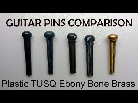 Acoustic Guitar Bridge Pins Comparison