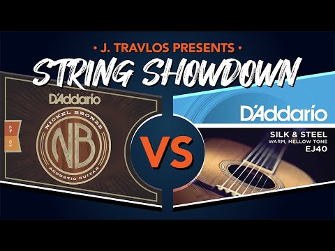 Guitar String Showdown | D&#039;Addario Silk and Steel vs D&#039;Addario Nickel Bronze Acoustic Guitar Strings