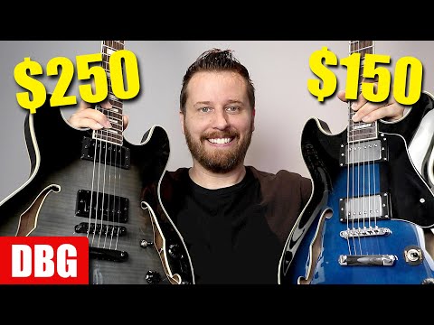 Cheap &quot;335&quot; Guitar Comparison! - Monoprice vs Firefly!