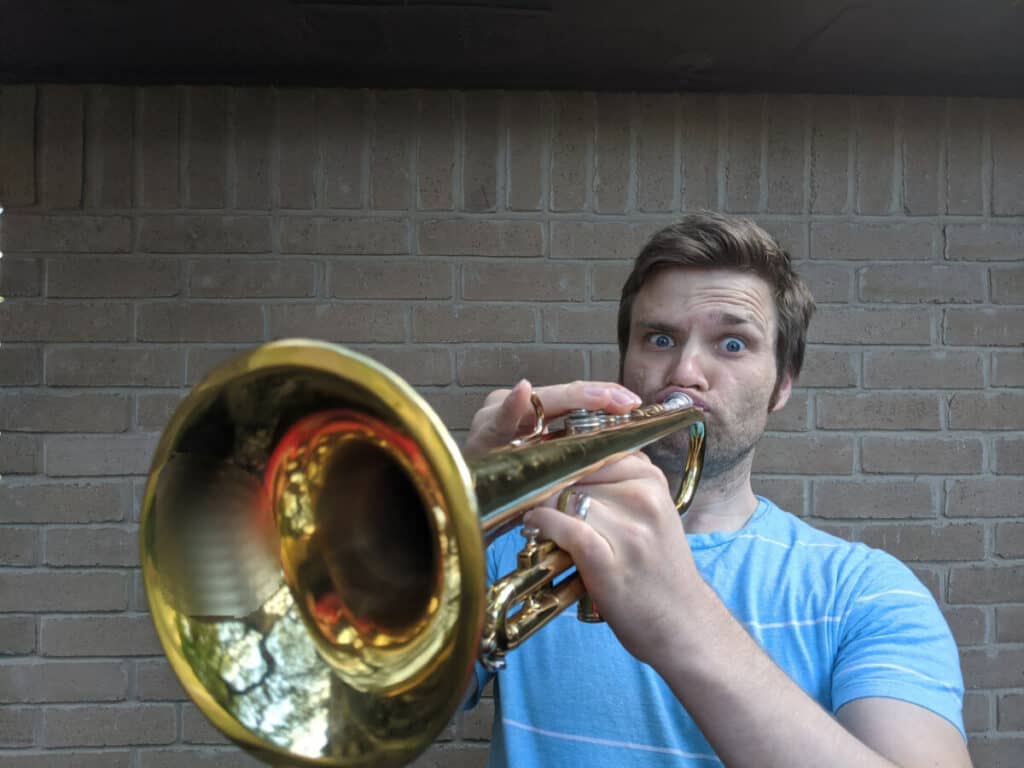 me-holding-trumpet-with-funny-face