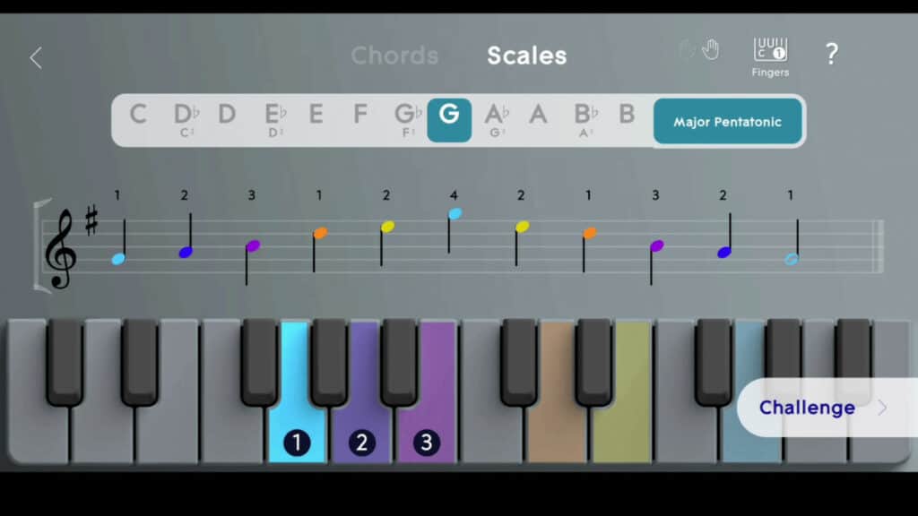 scales and chords module